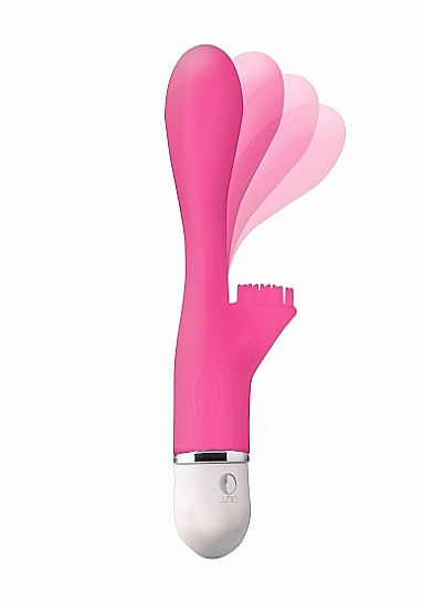 Вибратор с клиторальной щеточкой Euphoria, 22 см