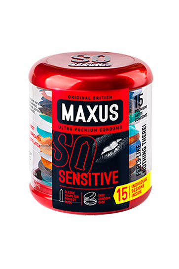 Ультратонкие презервативы в железном кейсе №15 MAXUS