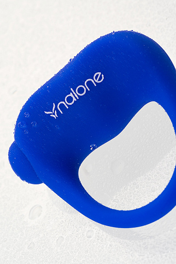 Эрекционное виброкольцо на член Nalove Ping, синее