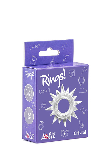 Эластичное кольцо Rings Cristal, прозрачное