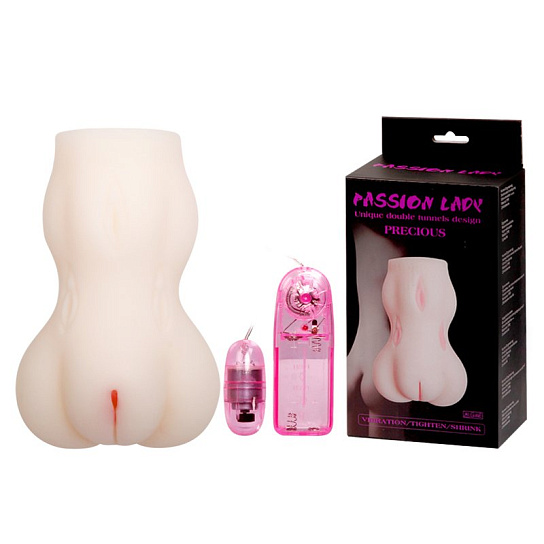 Мужской мастурбатор вагина с вибрацией PASSION LADY