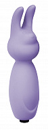 Мини вибратор-кролик для женщин Funny Bunny, голубой, 8,2см, пурпурный