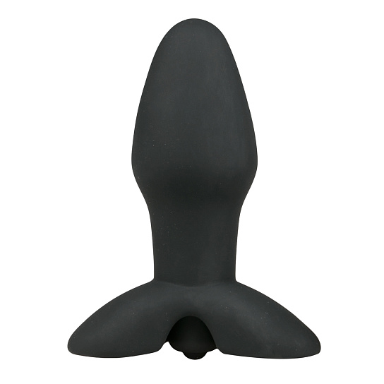 Анальный вибростимулятор из нежного силикона Easytoys Vibrating Silicone Buttplug