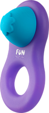 Эрекционное кольцо Fun Factory Loverings, фиолетовое