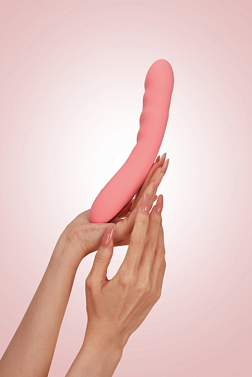 Вибратор с пульсацией Svakom Ava Neo, персиковый