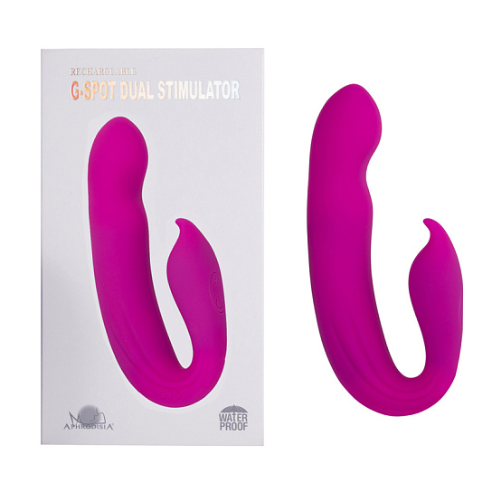 Вибратор для двойной стимуляции G-Spot Dual Stimulator, розовый
