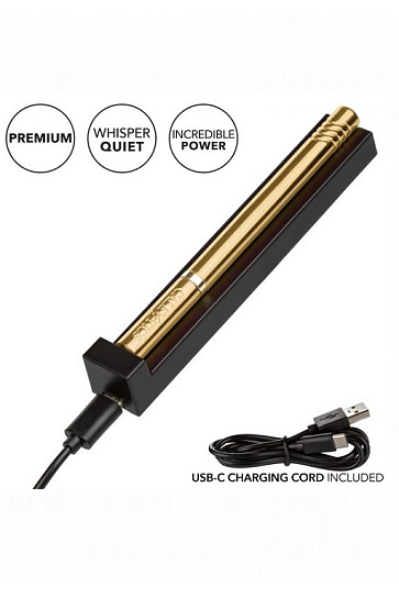 Ультратонкий вибромассажер Hidden Pleasures, золотистый