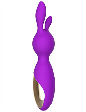 Мини-вибратор Emily с ушками, фиолетовый
