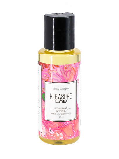 Масло для массажа Pleasure Lab Delicate Пионы и Пачули, 50 мл