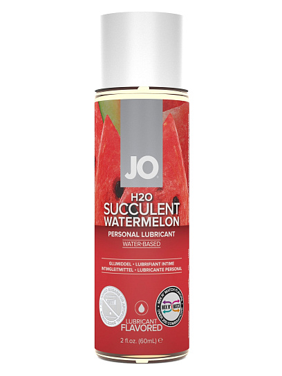 Лубрикант на водной основе JO Flavored Watermelon, 60 мл