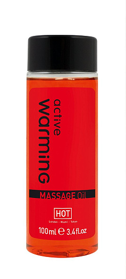Масло для чувственного массажа Warming Hot Products, 100 мл