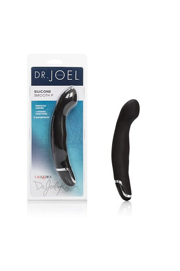 Изогнутый стимулятор с вибрацией Silicone Smooth P Dr Joel Kaplan