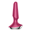 Анальный виброплаг Satisfyer Plug-ilicious 2, ягодный