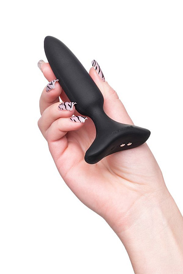 Анальная пробка Lovense Hush 2 (XS), черная, 12,1 см