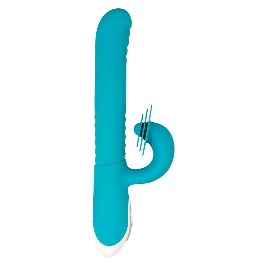 Вибромассажер-кролик с поступательными движениями Evolved The Show Stopper