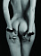 Наручники с мехом Bondage Furry Cuffs, черные