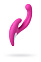 Эргономичный вибратор для двойной стимуляции JAVI, 22 см