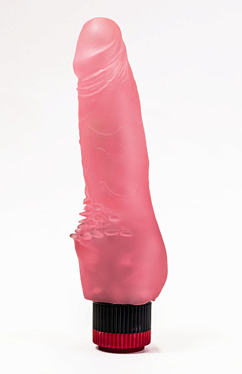 Гелевый женский вибратор с выраженной головкой LoveToy 17,8 см