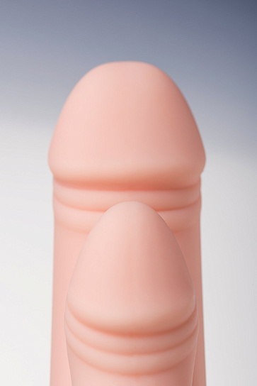 Двойной фаллоимитатор Toyfa A-toys, телесный, 20 см