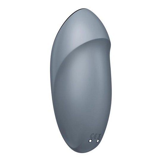 Вибростимулятор с функцией "жидкий воздух" Tap & Climax 1 Satisfyer, серый