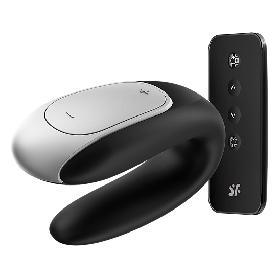 Вибратор для пар Satisfyer Double Fun, черный