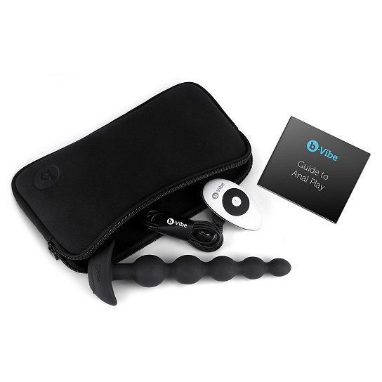 Анальный вибростимулятор b-vibe Cinco Anal Beads