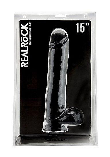 Великолепный фаллоимитатор Realistic Cock13,4", 30 см, черный