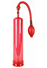 Вакуумная помпа для пениса AUGMENT, 32 см, красная
