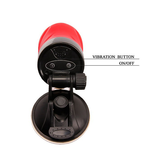 Туба мастурбатор с реалистичной вагиной на присоске Туба мастурбатор с реалистичной вагиной на присоске