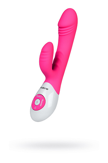 Вибратор с клиторальным стимулятором Nalone Dancer, розовый