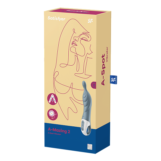 Вибратор для точки A Satisfyer A-Mazing 2, серый