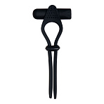 Эрекционное лассо с вибропулей Zero Tolerance Black Tie Affair