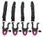 Подвязки на бедро с интимными зажимами Suspender Straps
