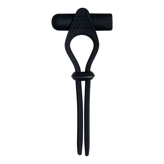 Эрекционное лассо с вибропулей Zero Tolerance Black Tie Affair