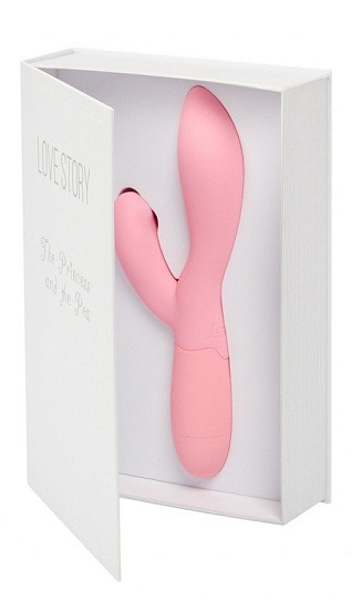 Двойной женский вибратор The Princess, 20,5 см, розовый