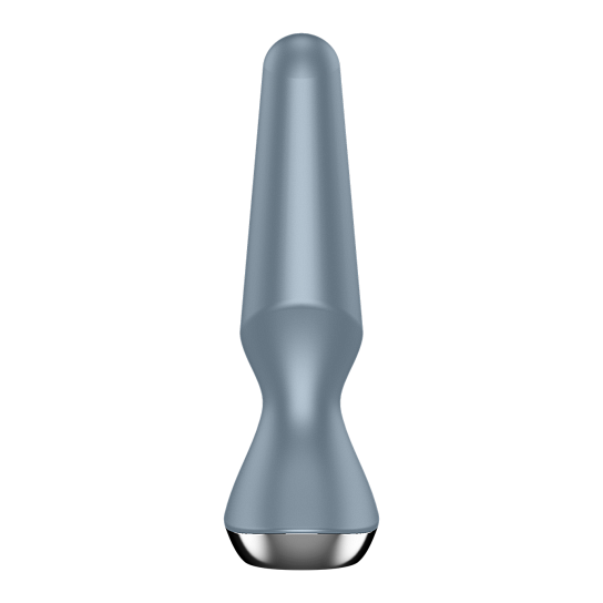 Анальный виброплаг Satisfyer Plug-ilicious 2, серебристый