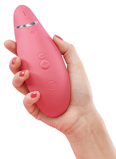 Стимулятор клитора Womanizer Premium, розовый