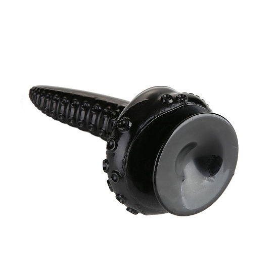 Анальный фаллоимитатор в виде свернутого щупальца X-Men, черный