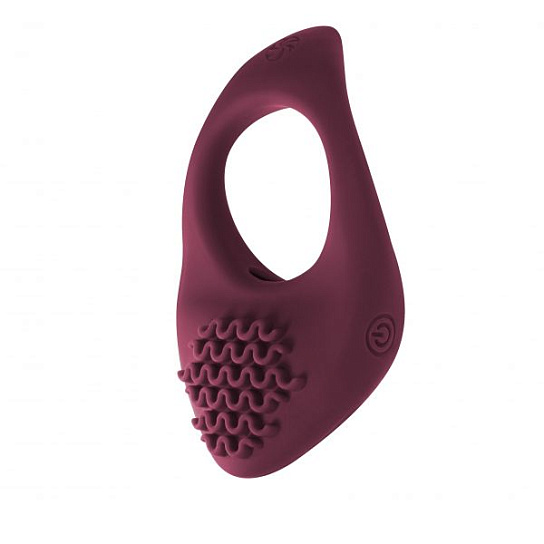 Эрекционное виброкольцо Pure Passion Moonshine, бордовое