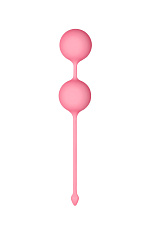 Парные вагинальные шарики на сцепке, из силикона, диаметр 2,8 см