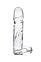 Реалистичный фаллоимитатор из стекла DILDO, 20 см