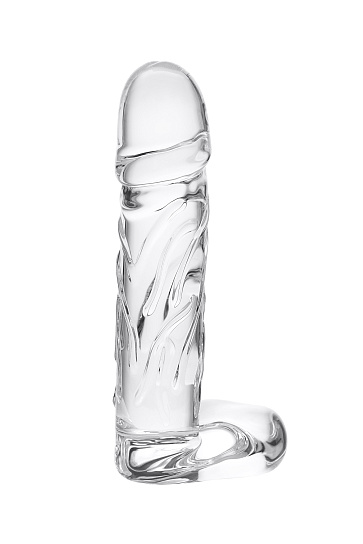 Реалистичный фаллоимитатор из стекла DILDO, 20 см