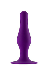 Анальная пробка без спаек и швов, пурпурная