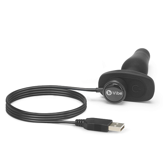 Анальный стимулятор B-Vibe Novice Plug, черный