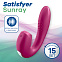 Вибратор Satisfyer Sunray с вакуумно-волновым стимулятором и приложением