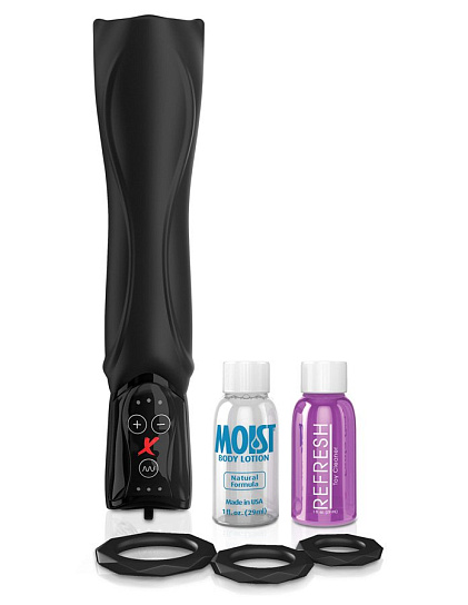 Вибромастурбатор-ротатор Vibrating Roto-Teazer PDX Elite, черный