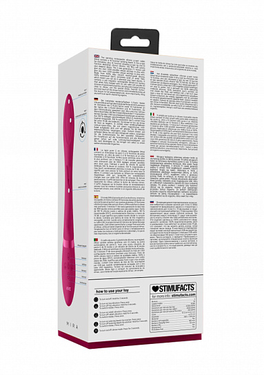 Вибромассажер кролик Mira с функцией ротация, розовый