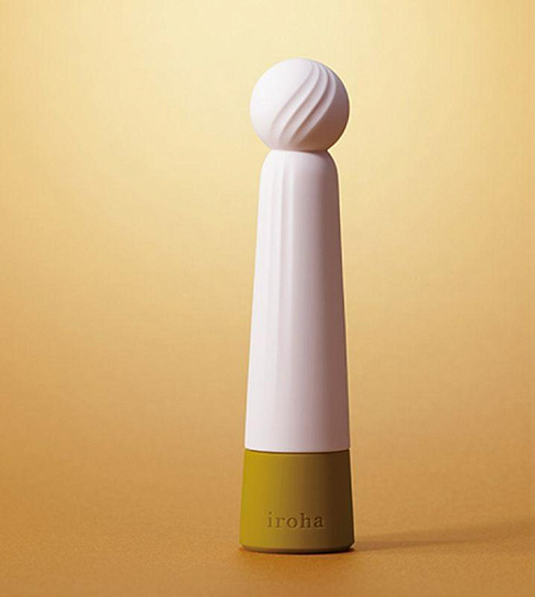 Вибратор с анти-пылевым покрытием Iroha Rin Kogane, бежевый