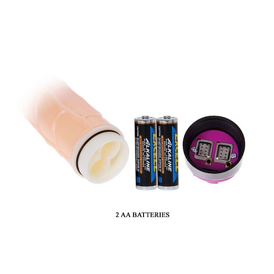 Вибромассажер реалистик с вибратором USA New, 25 см