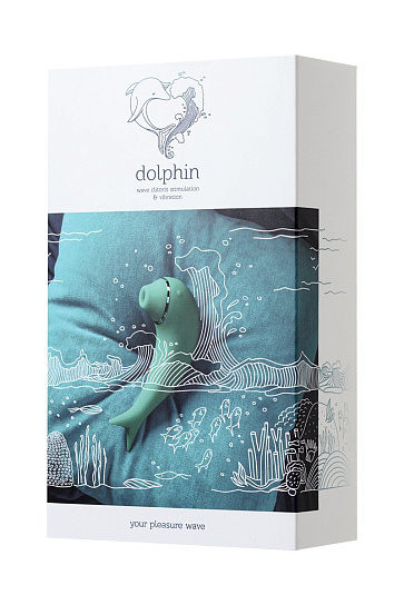 Вакуумно-волновой стимулятор клитора и вибратор Dolphin by ToyFa